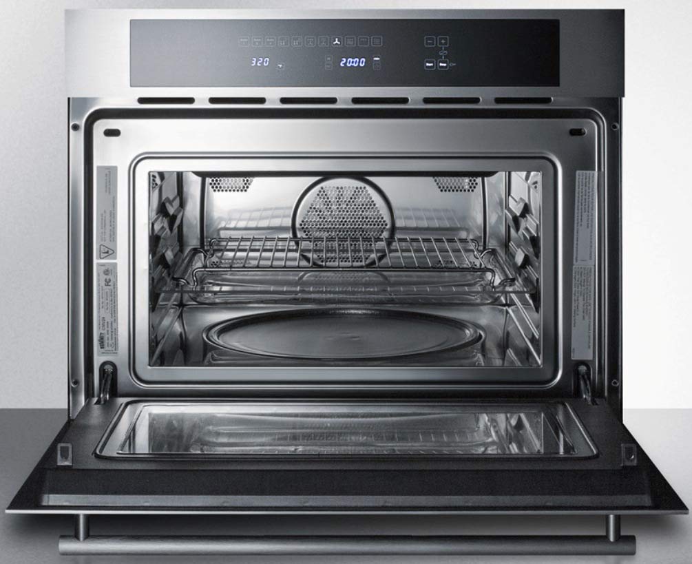 Summit CMV24 Wall Oven, Stainless Steel