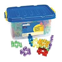 Excellerations Translucent Waffle Blocks ? 72 Pieces