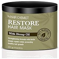 Solutions Restore Hemp Hair Mask 8 oz.