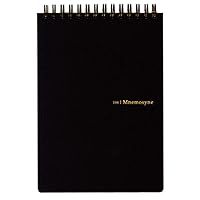 Maruman MNEMOSYNE Notebook 6.97 x 5.04 Inches (B6), 7mm ruled 21-line, 50 Sheets (N196A), white