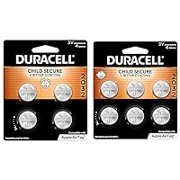 DURACELL 2032 Lithium Battery, 10 Count (Pack of 2). Child Safety Features. Compatible with Apple AirTag, Key Fob, and Other Devices. CR2032 Lithium 3V Cell. 2032 Battery, Lithium Coin Battery