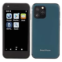 SOYES XS12 Mini 4G LTE Smartphone, Unlocked Cell Phone with 3.0 Inch Display, Dual Standby Support Dual Standby, Face Recognition, Bluetooth, WiFi (Blue)