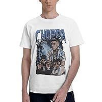 Youth & Adult Men's Short-Sleeve T Shirts,Round Neck Top Clothing T-Shirt for Men