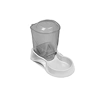 Van Ness Pets Small Gravity Auto Feeder for Cats/Dogs, 3 Pound Capacity, GRAY (Pack of 1)