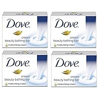 Dove Cream Beauty Bathing Bar 50g (Pack of 4)