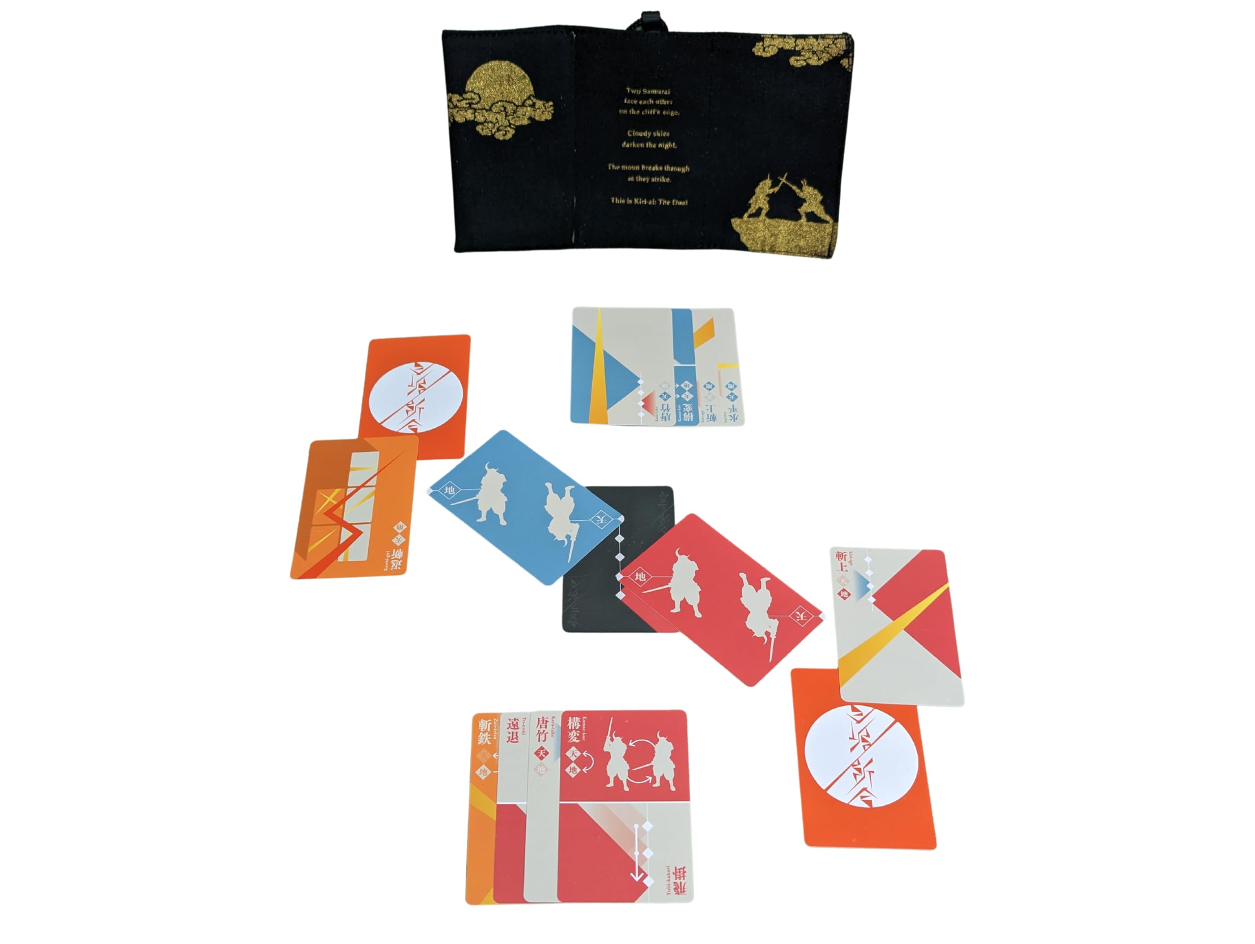 Lucky Duck Games Kiri-AI The Duel Card Game (Wallet Edition) - Fast-Paced Samurai Dueling for Two Players, Strategy Game for Kids and Adults, Ages 13+, 2 Players, 5-10 Min Playtime, Made