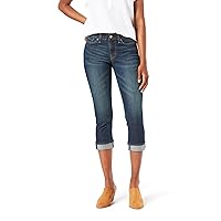 Signature by Levi Strauss & Co. Gold Women's Mid-Rise Slim Fit Capris (Available in Plus Size)