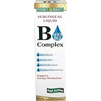 Nature's Bounty Vitamin B Complex Sublingual Liquid 2 oz ( Pack of 4)
