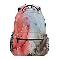 Nature Blue Marble Artwork Backpacks Travel Laptop Daypack School Bags for Teens Men Women