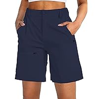 PINSPARK Women's Hiking Caogo Shorts 7/8