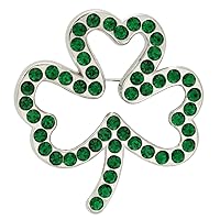 PinMart St. Patrick's Day Lapel Pin – Jewelry for Women and Men – Irish Culture Celebration Pin – Cast Pewter and Antique Bronze - Gold or Nickel Plated Enamel Brooch with Locking Back