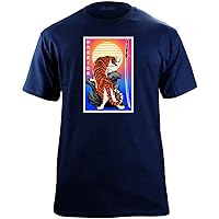 Warrior Tiger Art Print T-Shirt