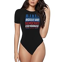 Vans Hat Pro-Trump Dumb And Dumber Anti-Biden Harris 2024 Bodysuit Women'S Round Neck Short Sleeved