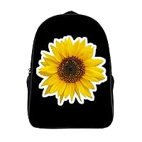 Sunflower 16 Inch Backpack Business Laptop Backpack Double Shoulder Backpack Carry on Backpack for Hiking Travel Work