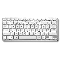 Macally Bluetooth Keyboard for Mac - Premium Multi Device Keyboard - Compatible Apple Wireless Keyboard for MacBook Pro/Air, iMac, iMac Pro, Mac Mini, Mac Pro, iPad, Laptop, and PC
