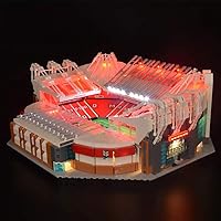 Upgrade LED Light Kit with RC for Lego 10272 Creator Manchester United Old Trafford Football Stadium Building Blocks (Not Include Building Blocks Model) (No RC)