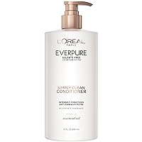 EverPure Sulfate Free Simply Clean Conditioner, Hydrating Hair Care with Rosemary Essential Oils, 23 Fl Oz