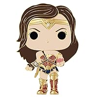 Funko POP Pin: DC - Wonder Woman (Styles May Vary) Multicolor, 3.75 inches