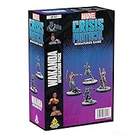 Marvel Crisis Protocol Wakanda Affiliation Pack | Miniatures Battle Game | Strategy Game for Adults | Ages 14+ | 2 Players | Average Playtime 90 Minutes | Made by Atomic Mass Games