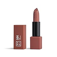 The Lipstick 504 - Outstanding Shade Selection - Matte And Shiny Finishes - Highly Pigmented And Comfortable - Vegan And Cruelty Free Formula - Moisturizes The Lips - Red Clay - 0.16 Oz