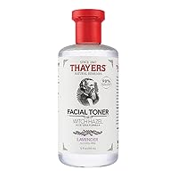 THAYERS Alcohol-Free Witch Hazel with Organic Aloe Vera Formula Toner, Lavender, Clear, Unscented, 12 Fl Oz, Pack of 2