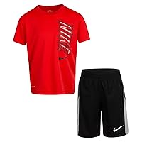 Nike Little Boys Dri-FIT Graphic Tee & Shorts 2 Piece Set