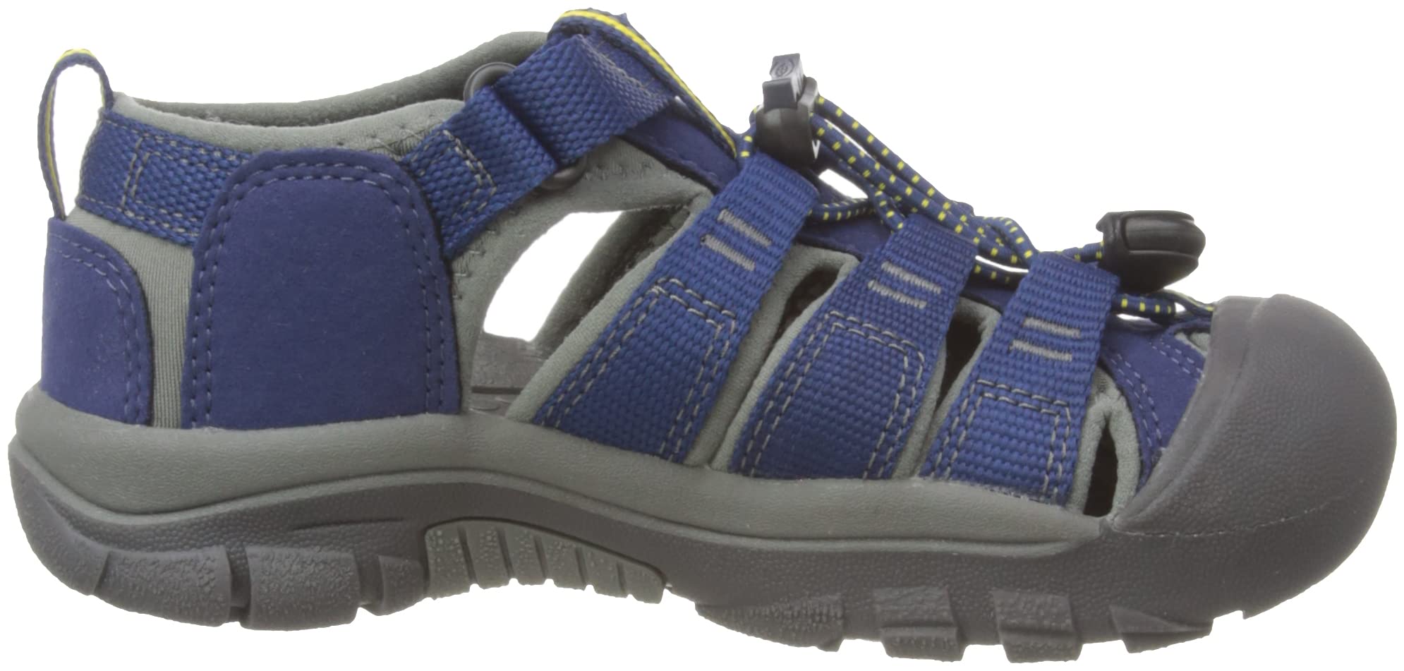 KEEN Unisex-Child Newport H2 Closed Toe Water Sandals, Blue Depths/Gargoyle, 7 Toddler US