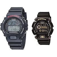 Casio Men's G-Shock DW6900-1V. & Men's 'G-Shock' Quartz Resin Sport Watch, Black