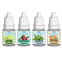 (Variety Pack of 4)Flavor Concentrate for Multi-Purpose USA Made for Baking, Cooking, Lip Gloss, Beverage, 4x5ml (0.68oz)