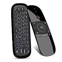Remote,ERYUE W1 2.4G Air Mouse Wireless Keyboard Remote Control Infrared Remote Learning 6- Motion Sense w/USB Receiver for Smart TV Android TV Box Laptop PC