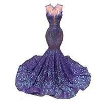 Seuqin Mermaid Prom Dresses for Women Long Lace Appliques Pageant Celebrity Evening Formal Party Gowns 2024 Elegant GL0005