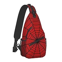 Unisex Crossbody Backpack Small Sling Bag for Men Women Mini One Shoulder Chest Bags Gym Sport Travel Hiking Daypack