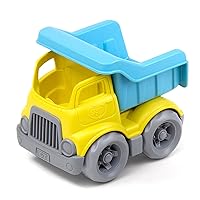 Green Toys OceanBound Dumper - Construction Truck - 2023, Yellow/Blue