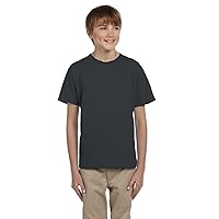 Fruit of the Loom Youth 5 oz. HD Cotton™ T-Shirt S BLACK HEATHER