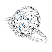 Fashionable Flowerbud Engagement Ring, Oval Cut 2.00CT, Colorless Moissanite Ring, 925 Sterling Silver, Solitaire Promise Ring, Wedding Ring, Perfact for Gift Or As You Want