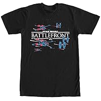 Star Wars Men's Battlefront X-Wing and Tie T-Shirt