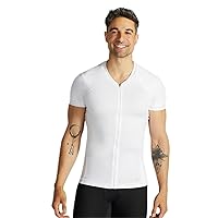 Tommie Copper Short Sleeve Mens Compression Shirt, Full Back Support Shirt, Shoulder & Posture