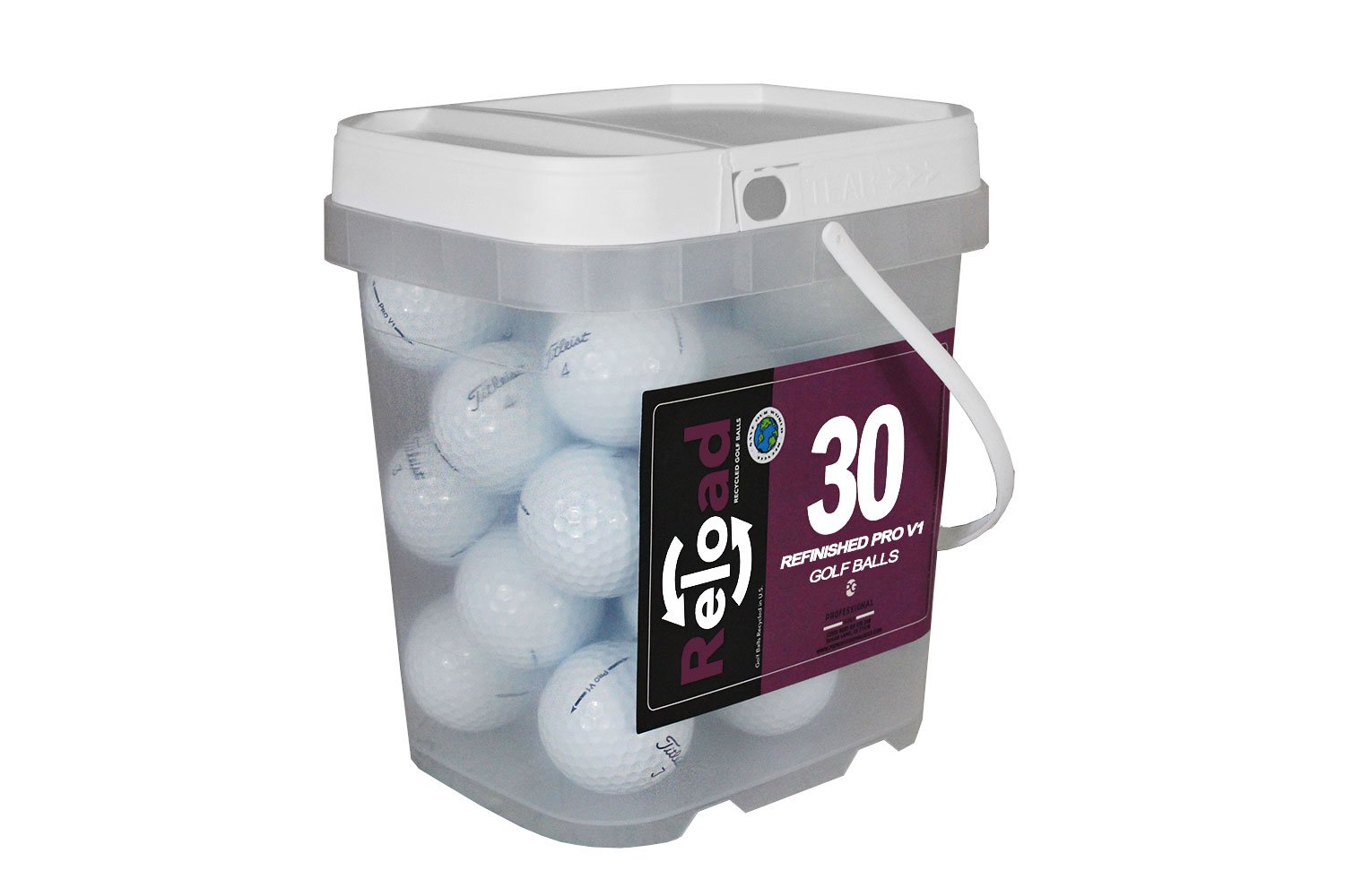 Titleist Reload Recycled Golf Balls Pro v1 Golf Balls (30 Pack)