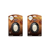 Febreze Odor Eliminator Small Spaces Air Freshener Wood (2 pack),2 Count (Pack of 1)