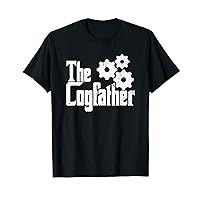 The Cogfather Funny Car Auto Mechanic Cog Repair Dad T-Shirt