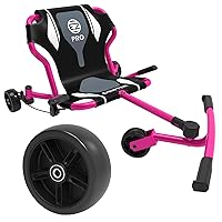 EzyRoller New Drifter Pro-X Ride on Toy for Kids or Adults, Ages 10 and Older Up to 200 lbs. - Pink and EzyRoller Pro Replacement Wheel