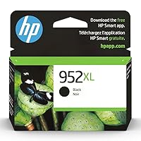 HP 952XL Black High-yield Ink Cartridge | Works with HP OfficeJet 8702, HP OfficeJet Pro 7720, 7740, 8210, 8710, 8720, 8730, 8740 Series | Eligible for Instant Ink | F6U19AN