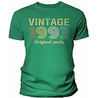31st Birthday Shirt for Men - Vintage Original Parts 1993 Retro Birthday - 001-31st Birthday Gift