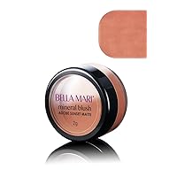 Bella Mari Natural Mineral Blush, Adobe Sunset, Matte; 0.1oz