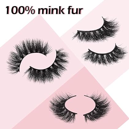 Arison Lashes 3D Mink Lashes False Fake Eyelashes Wispy Strips Silk Reusable Handmade Real Long Fur Soft Dramatic Natural Look 1 Pair Package for Women Makeup (D008)