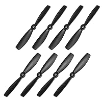 uxcell Bullnose Propellers 5045 5x4.5 Inch CW CCW 2-Vane for RC Quadcopter Hexacopter Multirotor, Black 4 Pairs