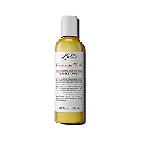 Kiehl's Creme de Corps Smoothing Oil-to-Foam Body Cleanser, Moisturizing Body Wash for Smooth & Supple Skin, with Castor Oil & Grape Seed Oil, All Skin Types, Vanilla & Almond Scent - 8.4 fl oz