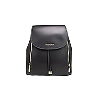 Michael Kors Women's Phoebe Medium Drawstring Backpack Adult Fashion Purse (Black)