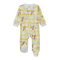 Burt's Bees Baby baby-boys Sleep and Play Pjs, 100% Organic Cotton One-piece Zip Front Romper Jumpsuit Pajamas