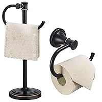 14 Inch Oil Rubbed Bronze Stand Towel Bar Hanger Hand Towel Bar Toilet Tissue Paper Holder Bathroom Accessories Toilet roll Paper Hanger